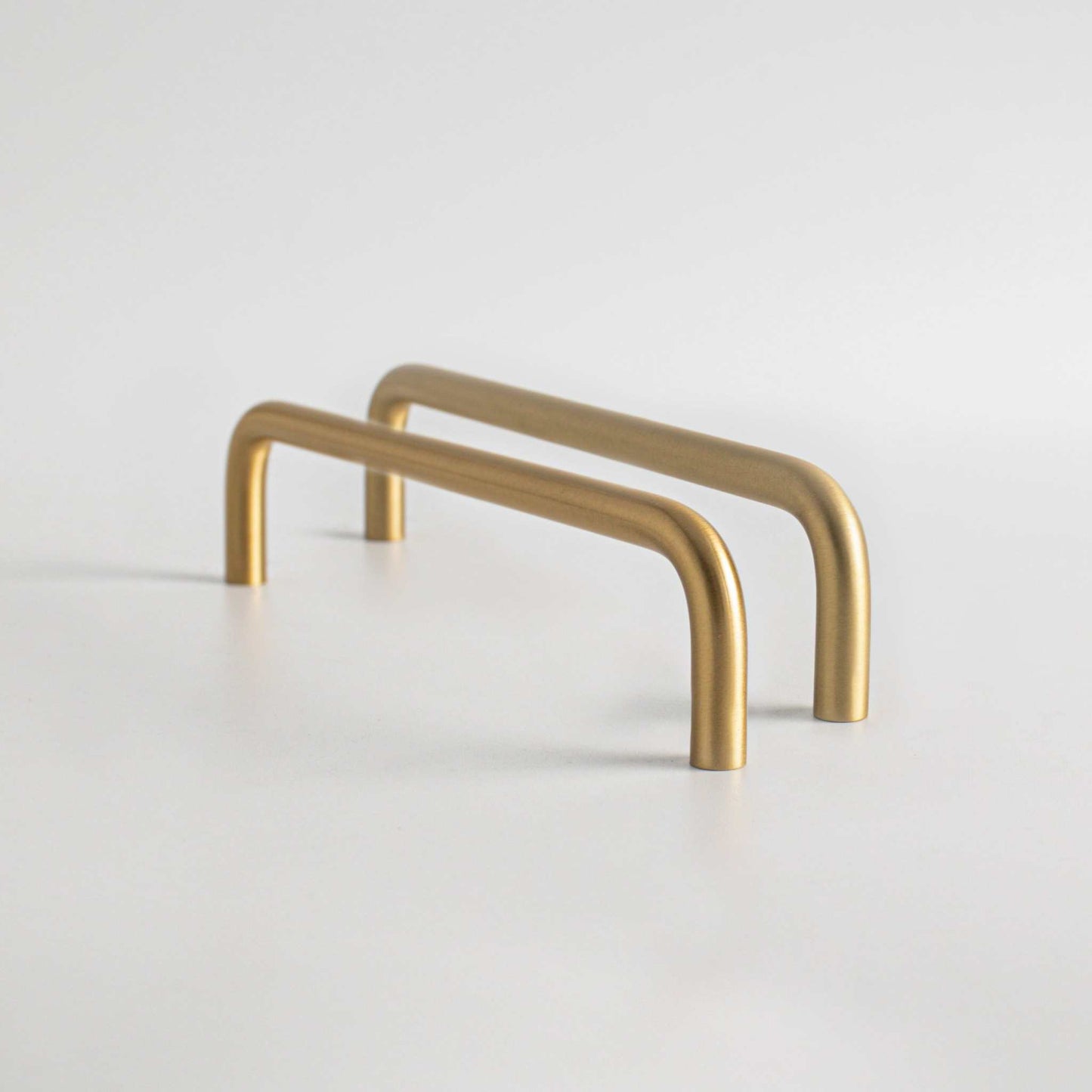 Arch, Solid Brass Wire Cabinet Pulls
