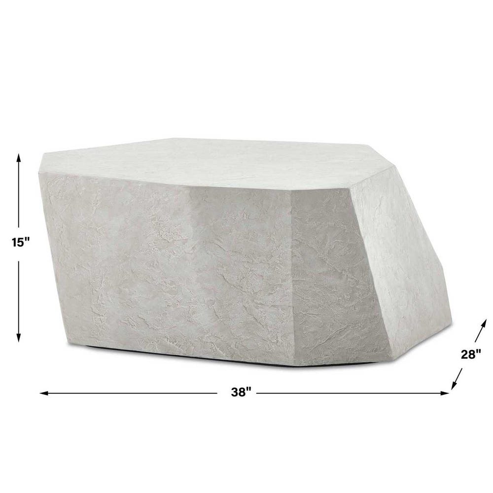 Parma Coffee Table, Limestone