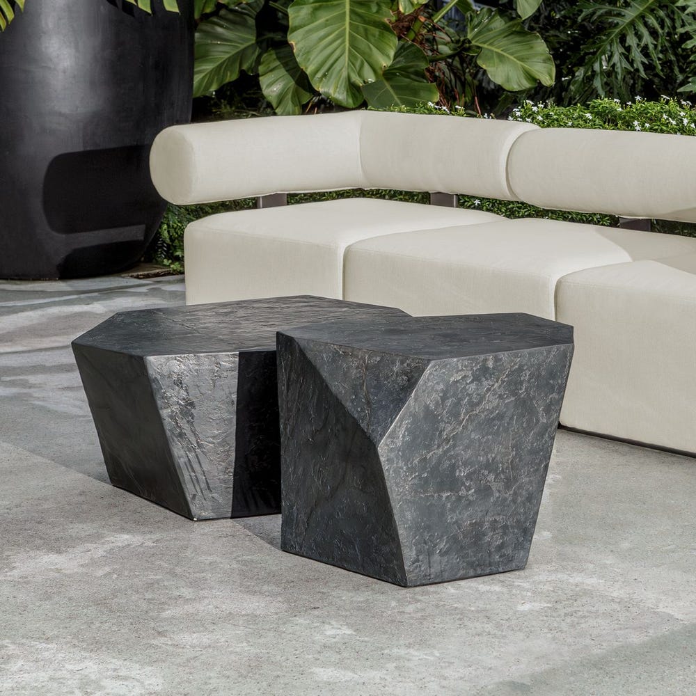 Boslter Back Outdoor Sofa — Armless