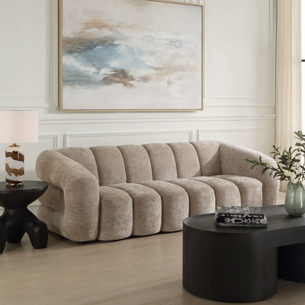 Modela Tufted Sofa - Sand