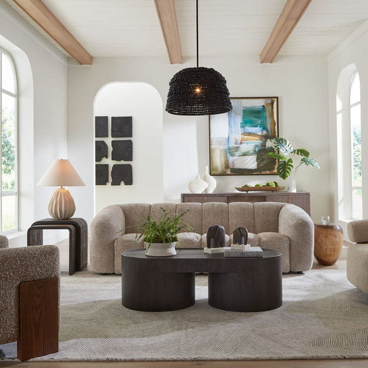 Modela Tufted Sofa - Sand