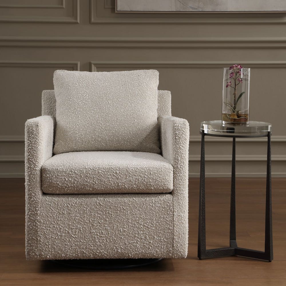 Tisdell Swivel/Glider — Cream