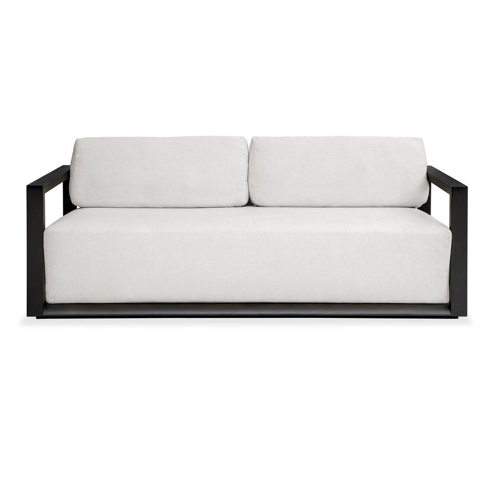 Remsen Outdoor 3 Seater Sofa — Java Black/Oyster