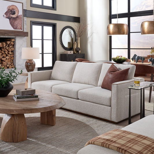 Lorien Sofa - cream boucle