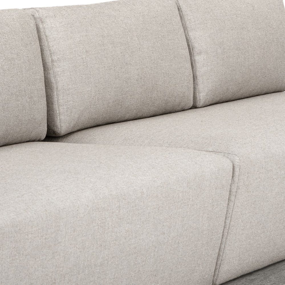 Ramsen 4 Seat Outdoor Sofa, Weathered Gray/Dove