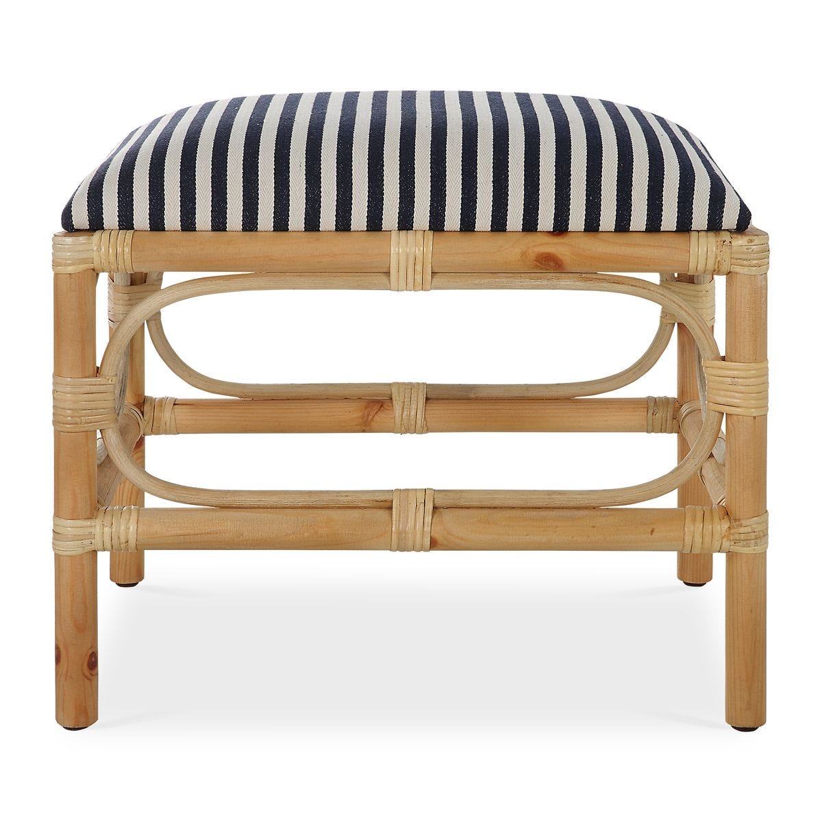 Laguna Small Bench, Striped