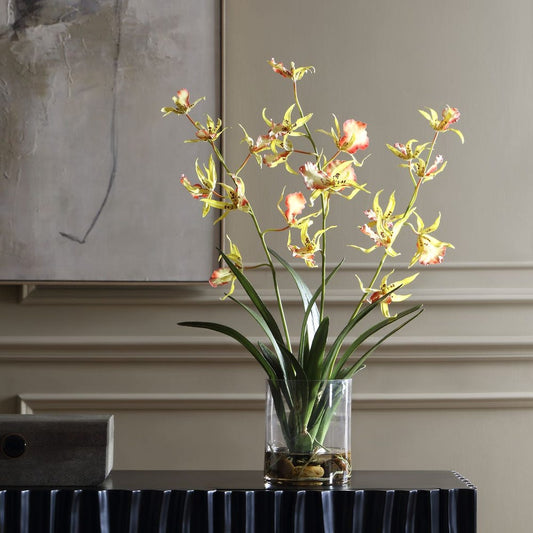 Coral & Yellow Spider Orchid