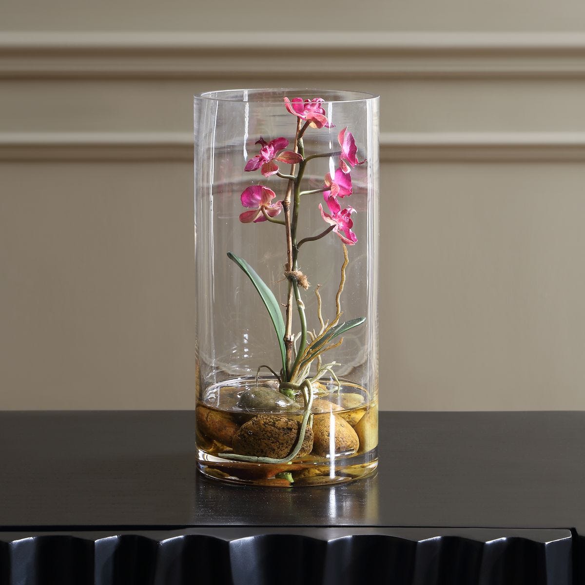 Fuchsia faux orchid, bloom detail