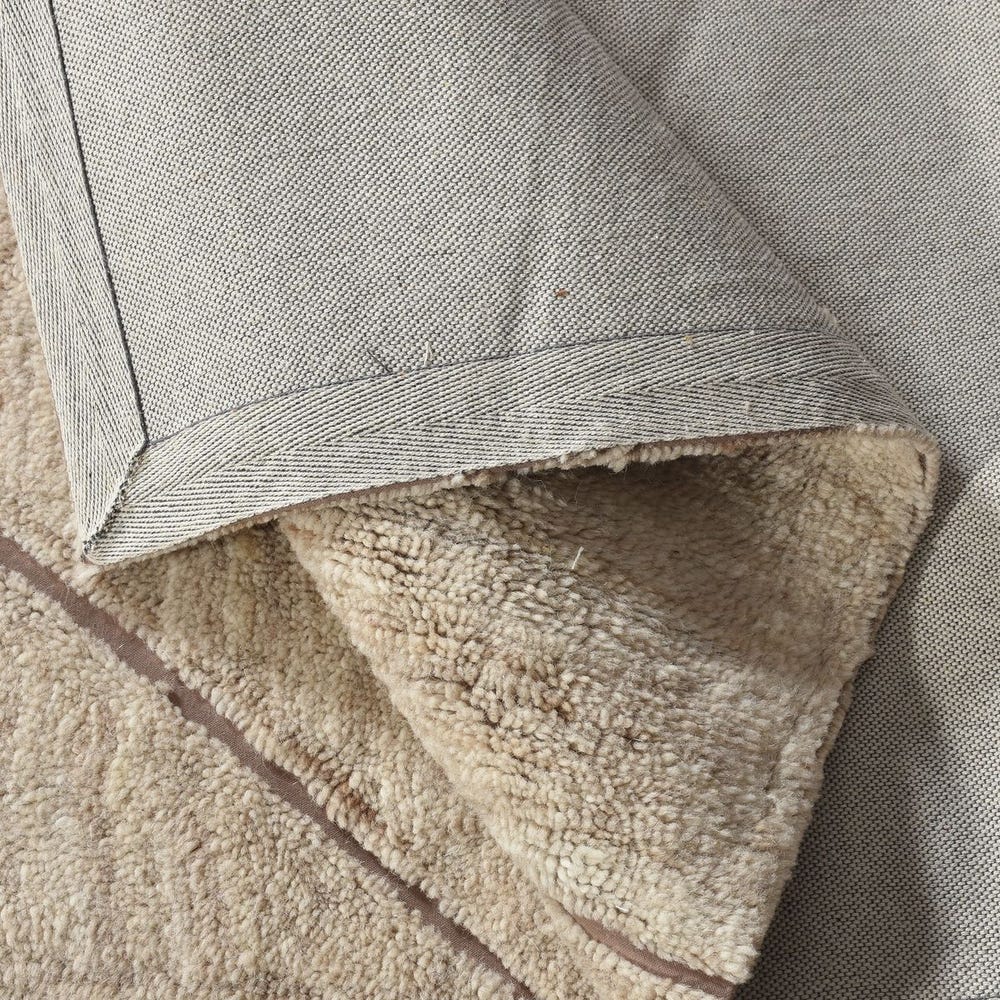 Kenyan Wool Beige/Brown Rug