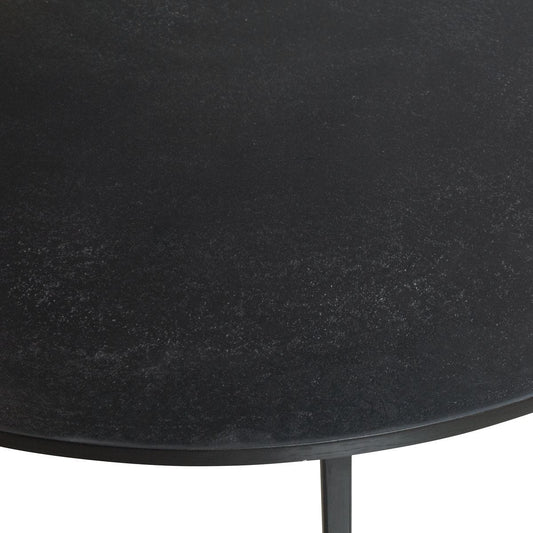 Black Nesting Coffee Table in Living Room.
