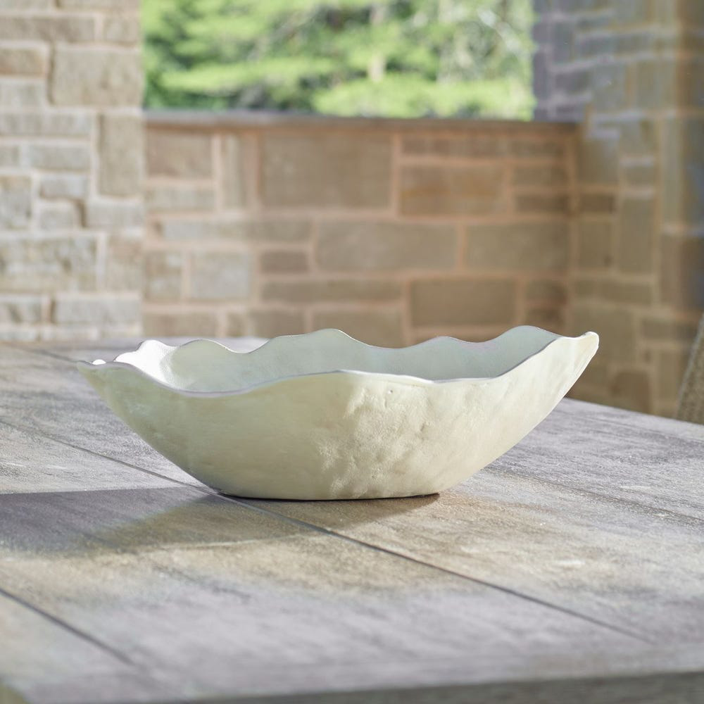 Outdoor White Bowl