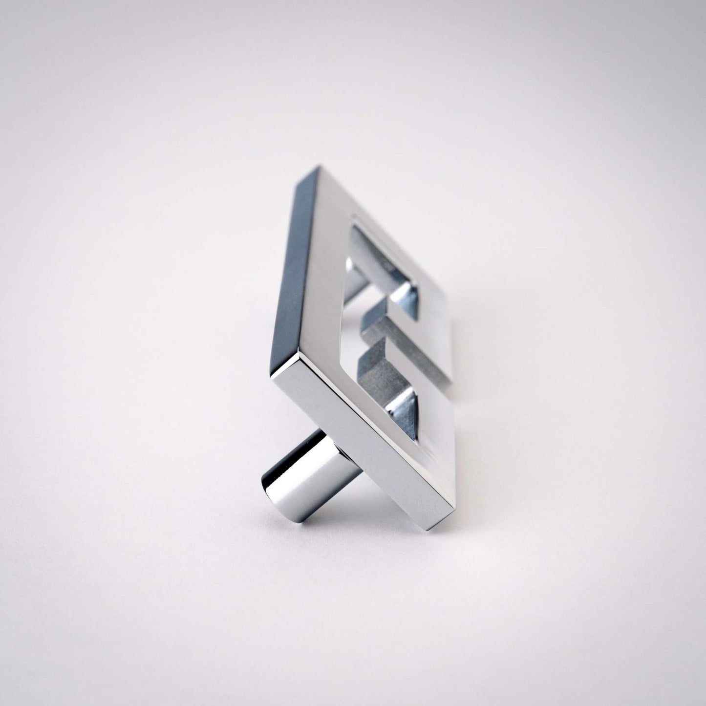 Chloe, Solid Brass Greek Key Pull