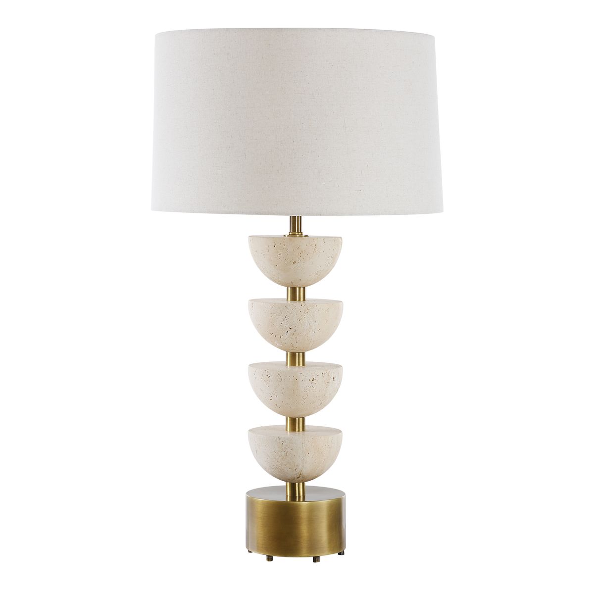 Travertine Table Lamp