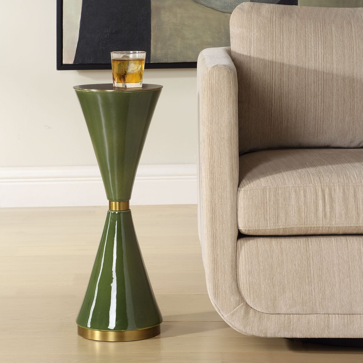 Green Side Table