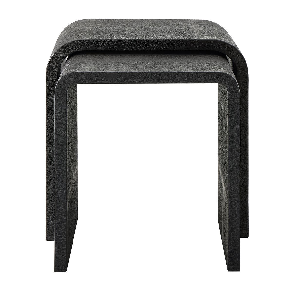 Black Nesting Tables - Set of 2