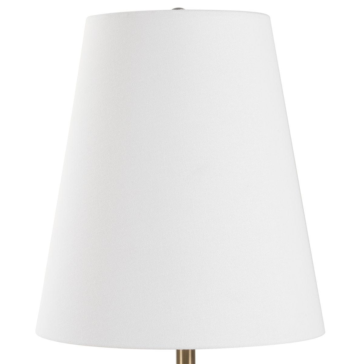 Black and White Marble Table Lamp