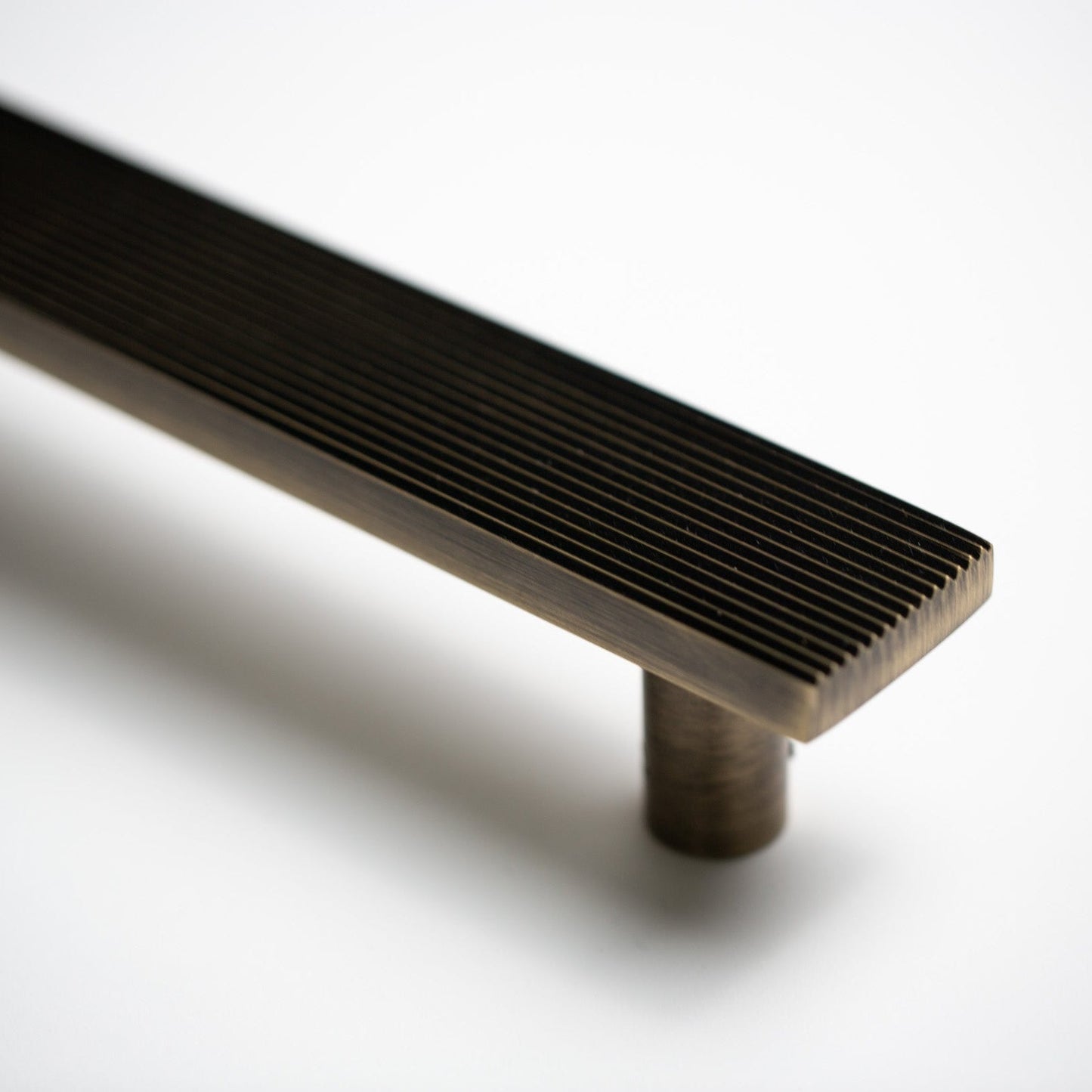 Rail, Antique Brass Appliance Pulls