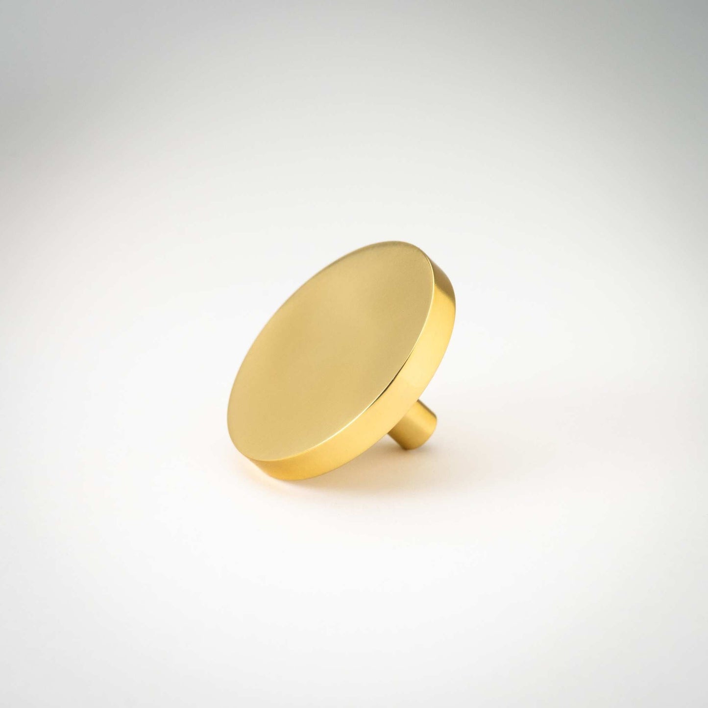 Rondelle, Solid Brass Cabinet Knobs