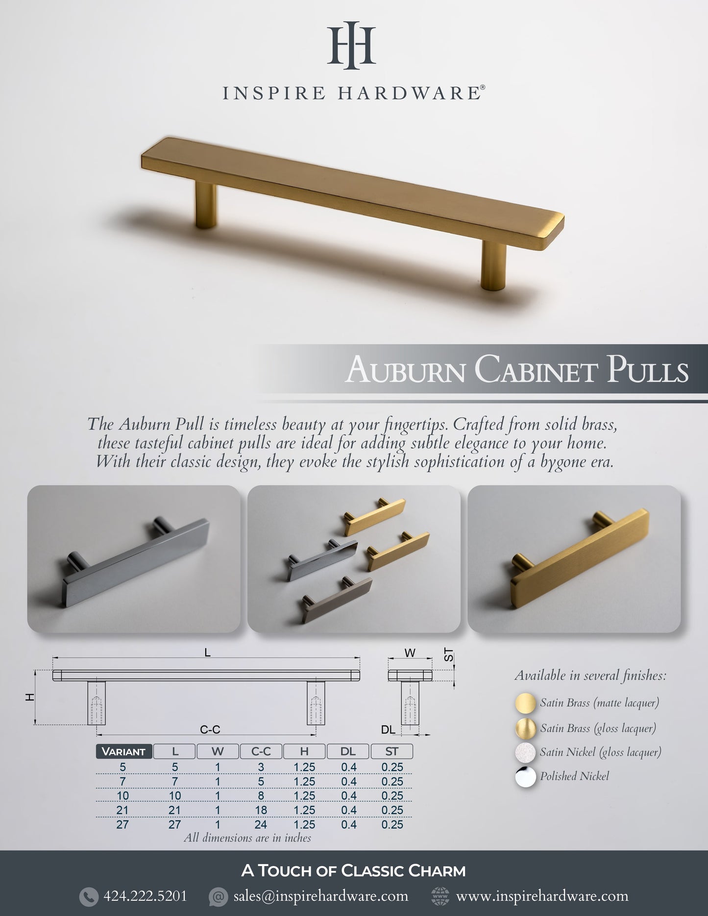 Auburn Cabinet Pull