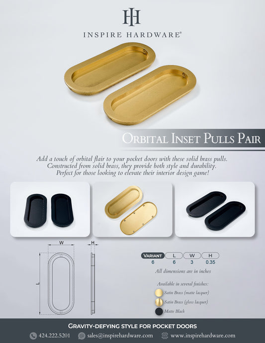 Orbital Inset Pull, Pair