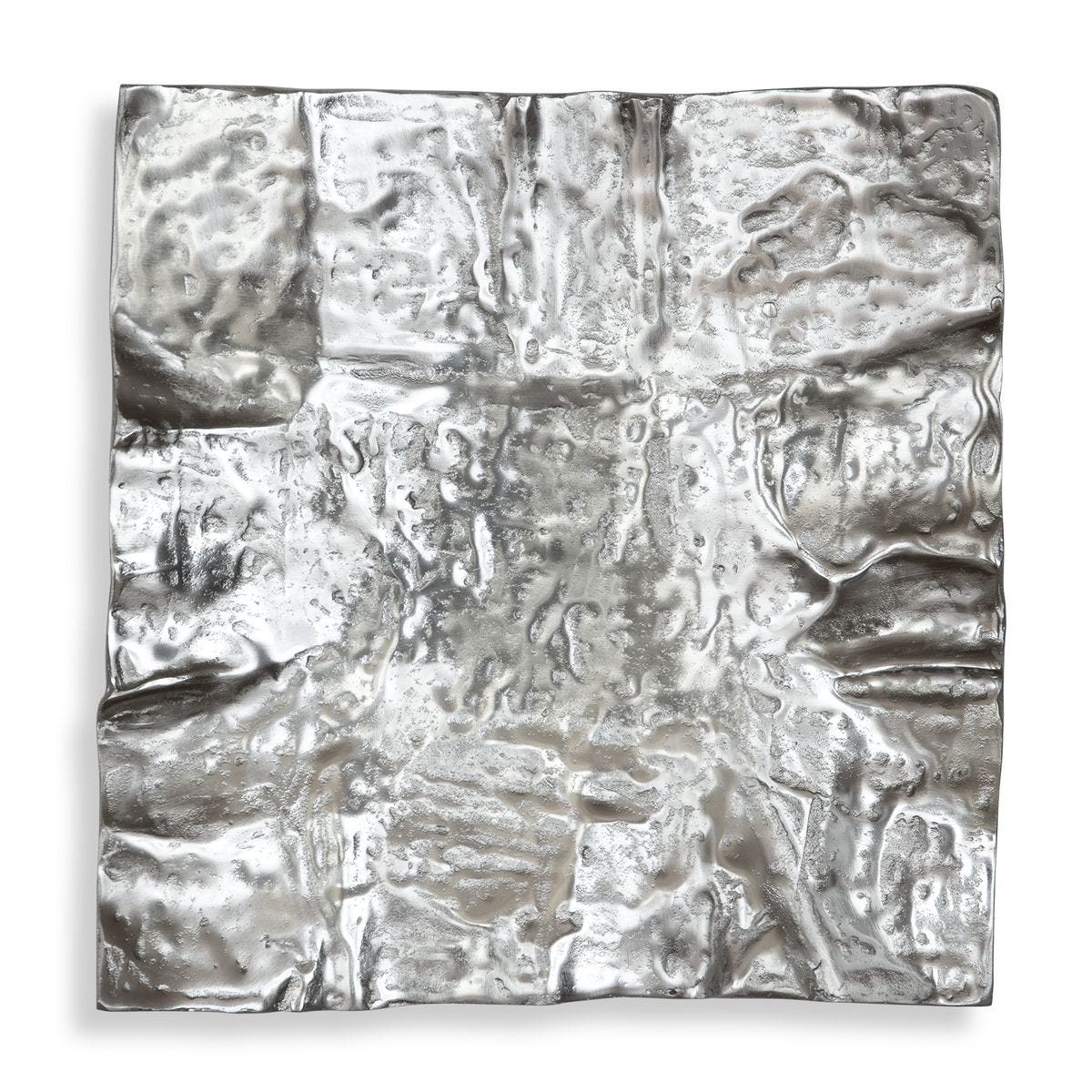 Silver Textured Tray / Wall Decor