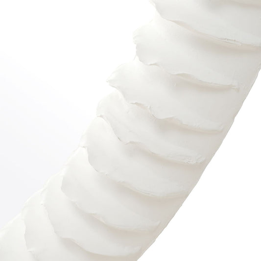 White Ruffle Mirror