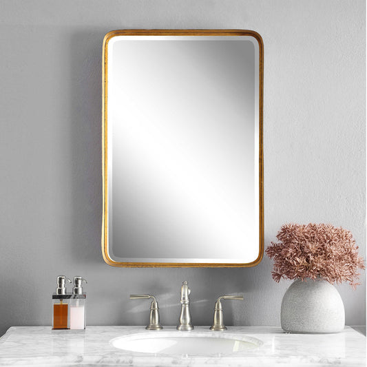 Antique Gold Leaf Mirror