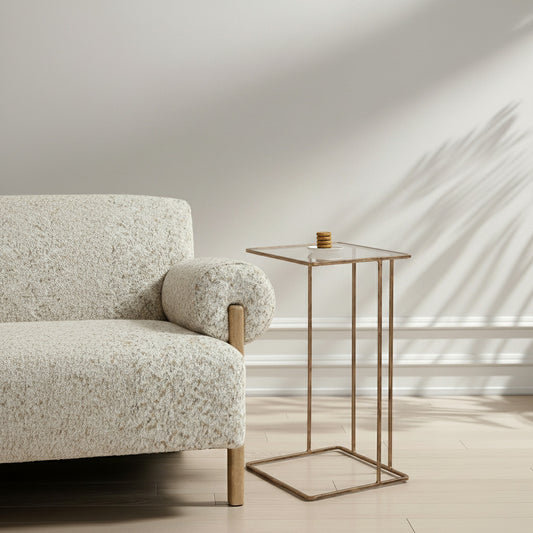 Antique Gold Side Table