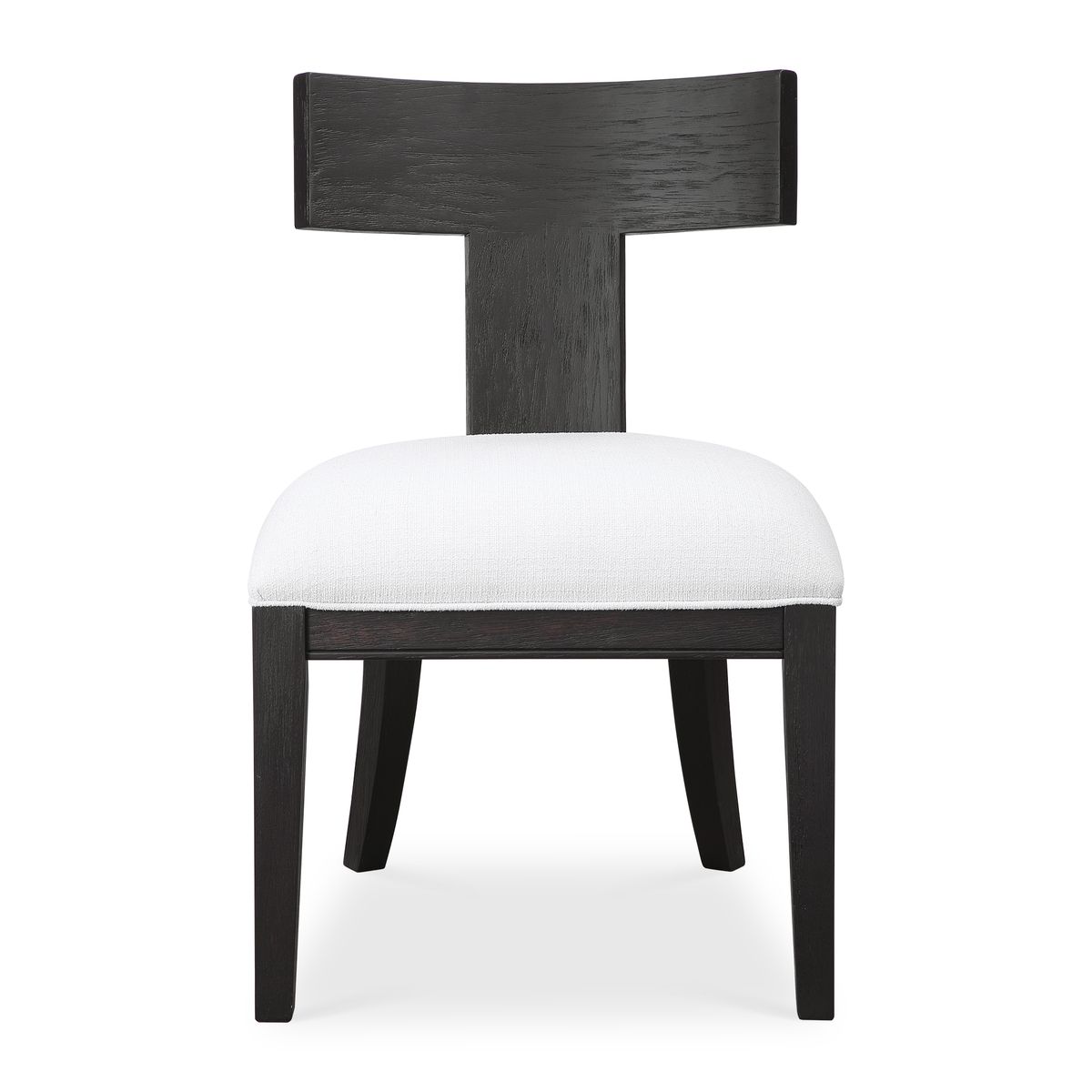 Idris Armless Chair, Charcoal