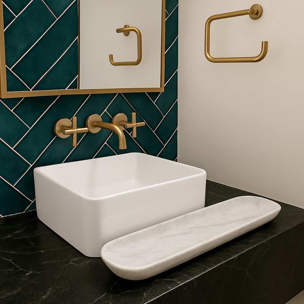 Stone Bathroom Tray