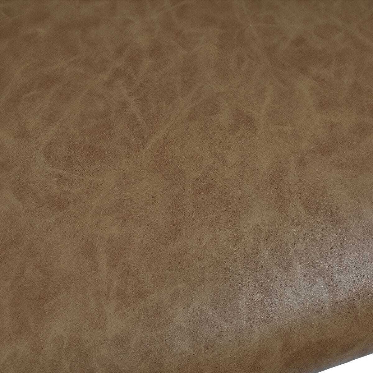 Faux Leather Walnut Cushion.