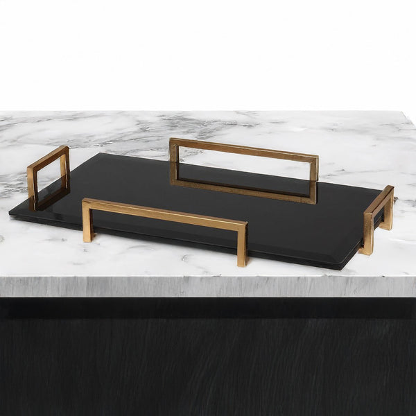 Mirrored Trays