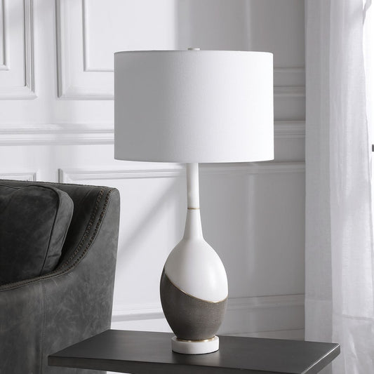 Black and White Lamp.