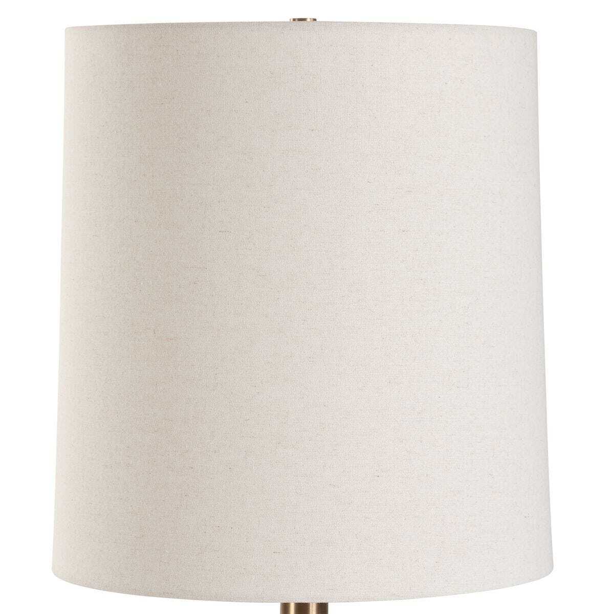 Beige lampshade on a white background