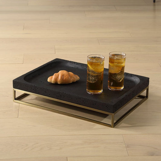 Black Stone Tray