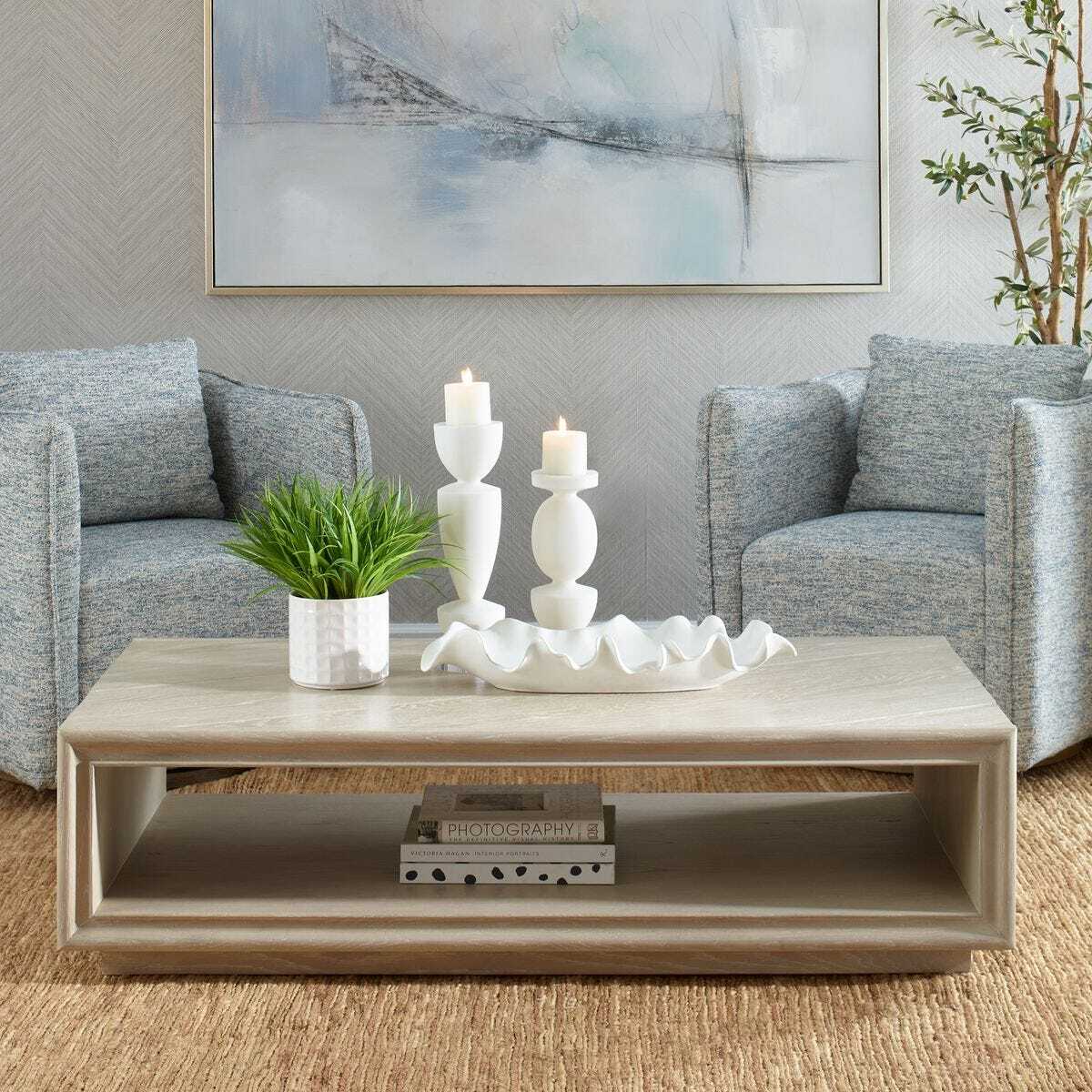 Blonde Wood Coffee Table
