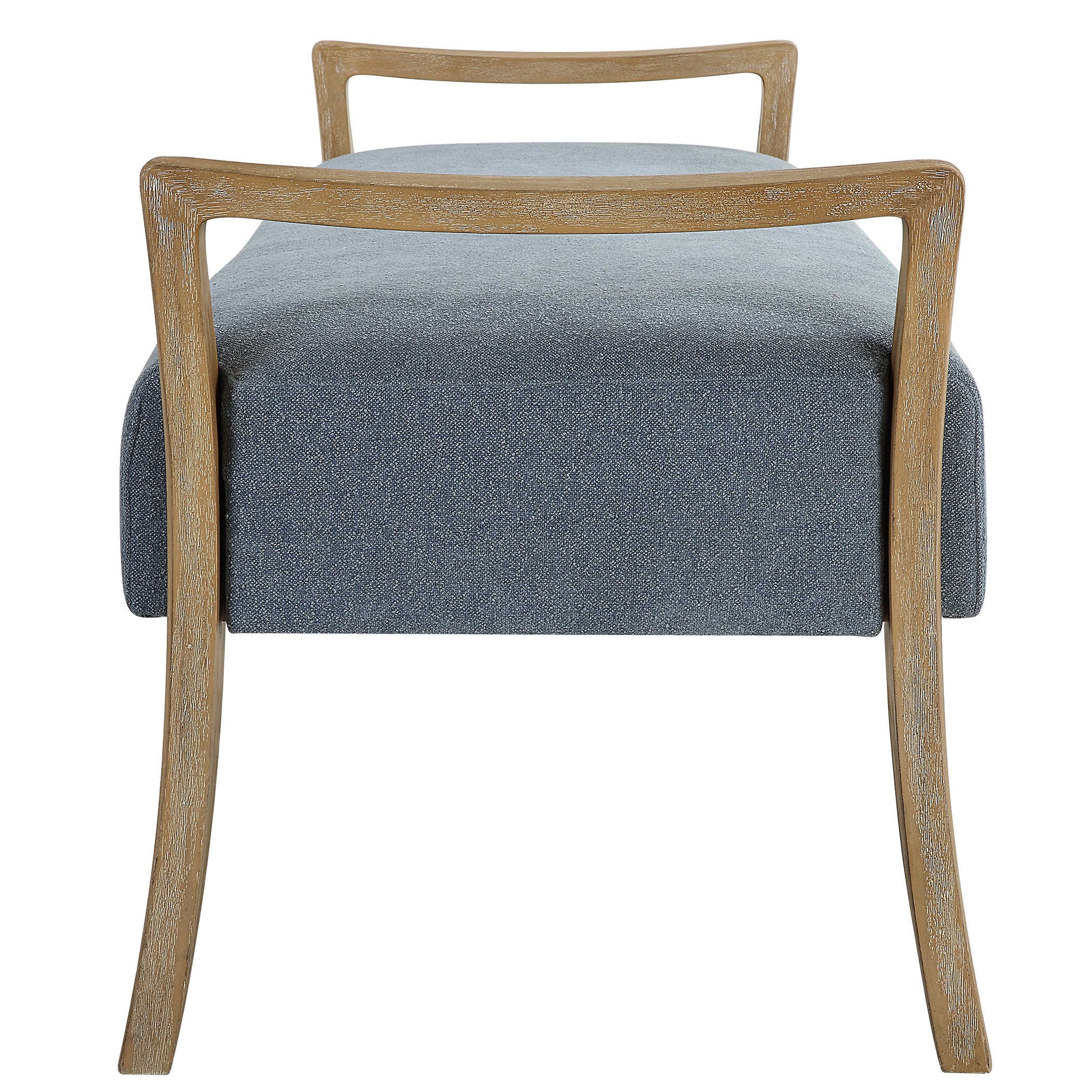 Blue bench bedroom settee.