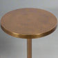 Brass drinking table surface.