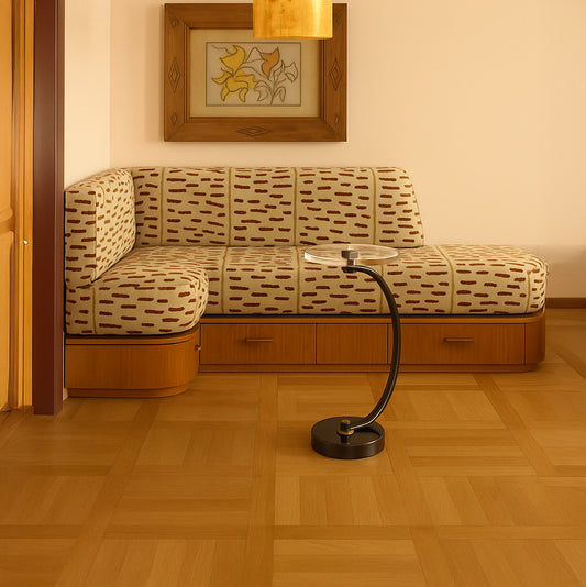 Dark Bronze Accent Table.