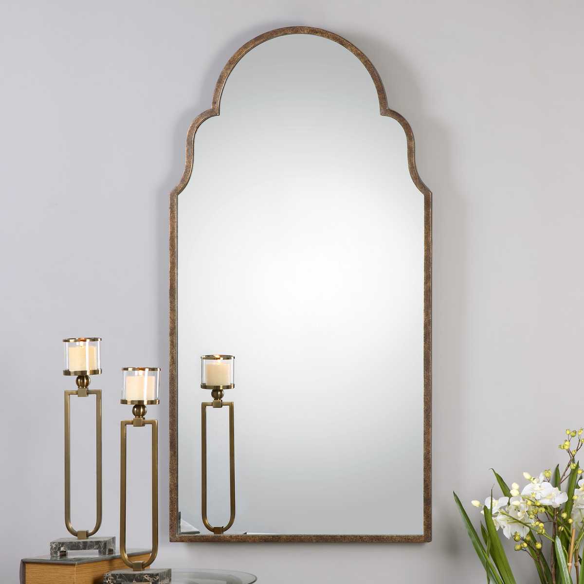 Bronze Arch Mirror