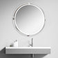 Brushed Nickel Mirror for Bathroom