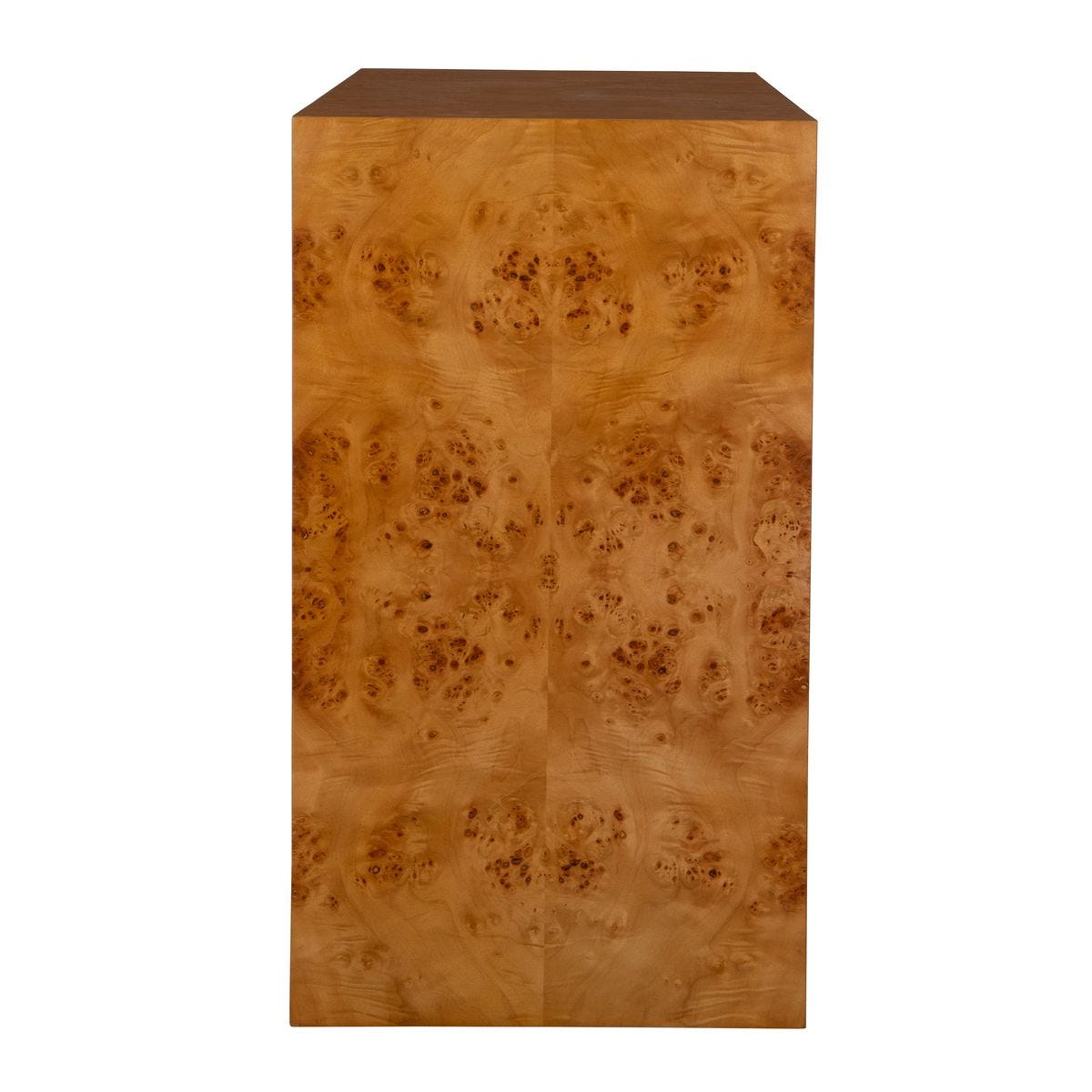 Burl wood dresser.