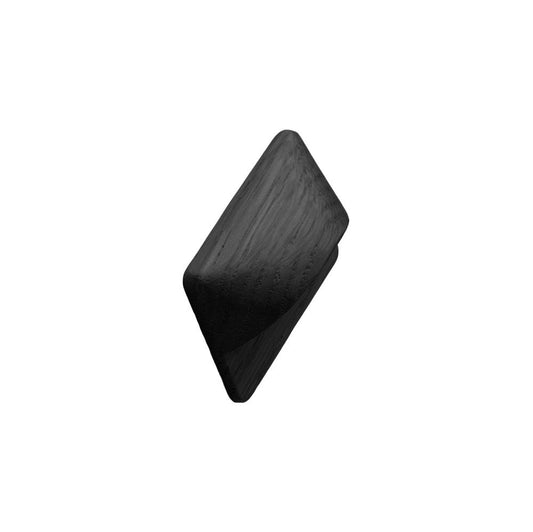 Black Wood Cup "Taurus" Lacquered Drawer Pulls