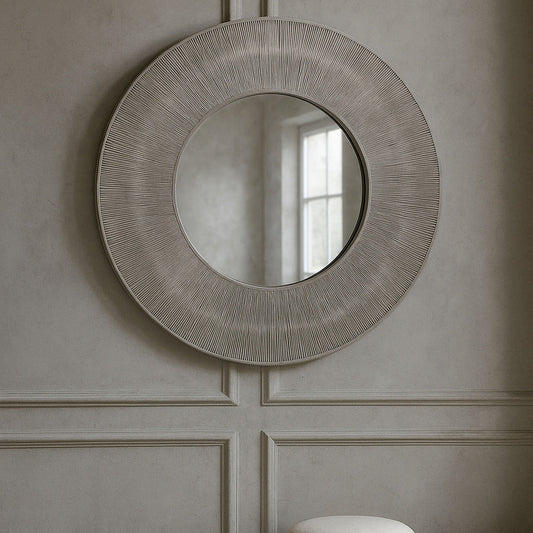 Large Round Coastal Mirror
