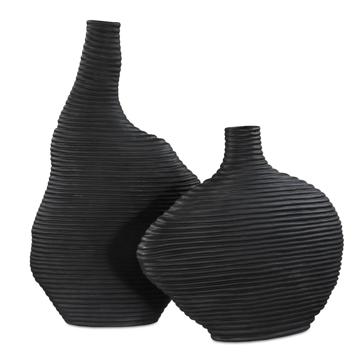 Contemporary ceramic vases.