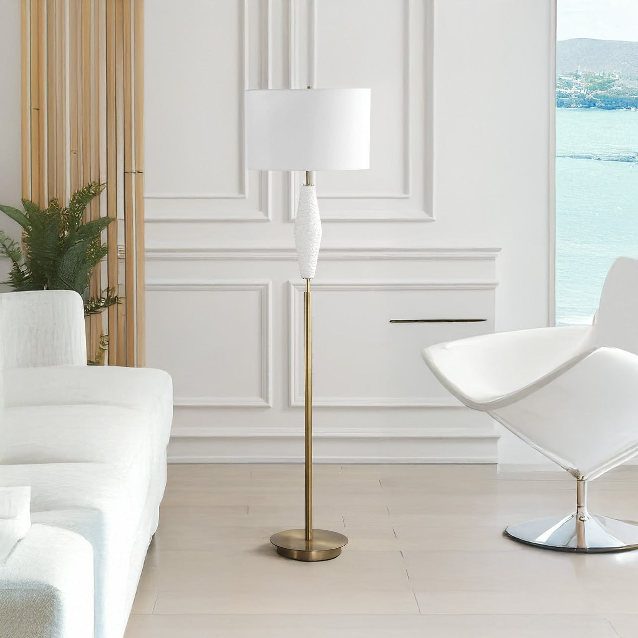 Coastal Cottage Floor Lamp