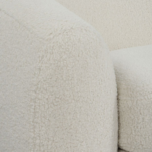 Off white art deco sofa.