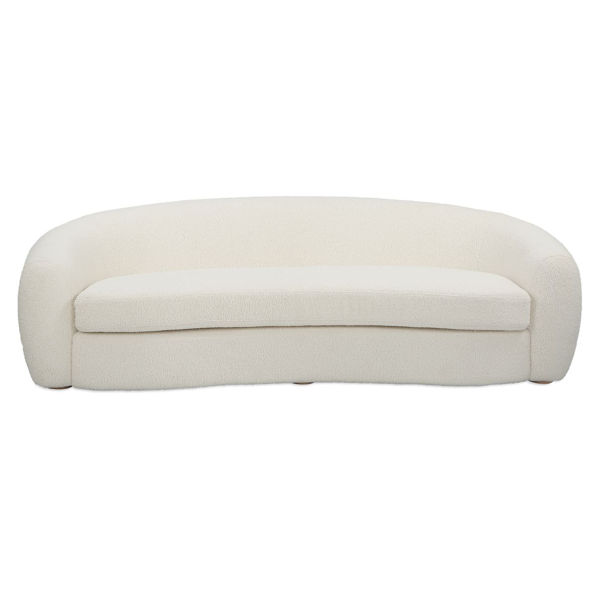 Beige sofa on a white background