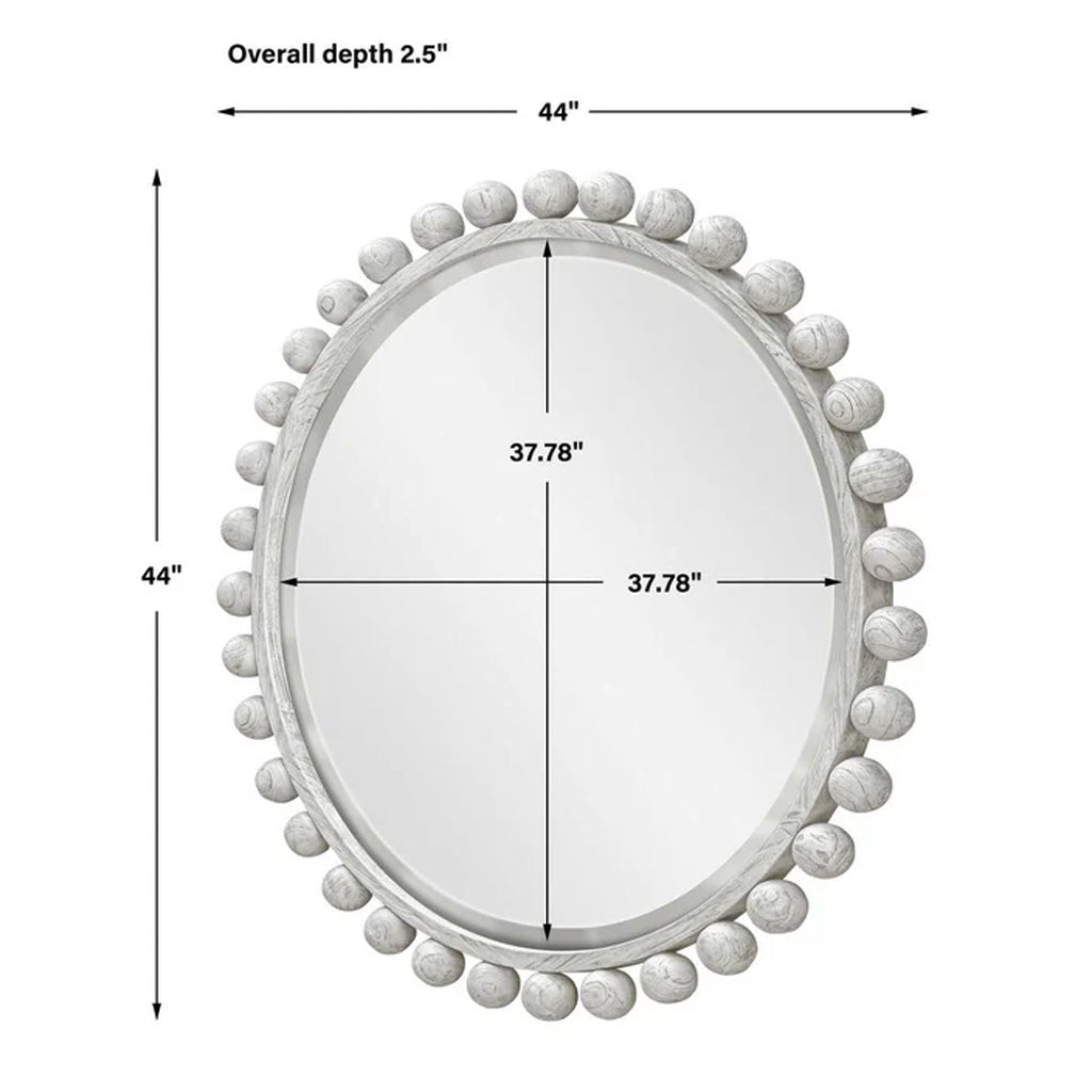 Dimensions farmhouse mirror.