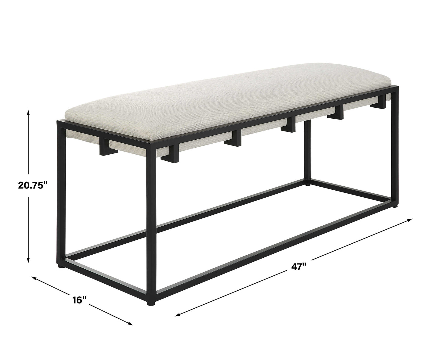 48 inch upholstered bench.